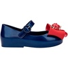 Snow White - Metallic Blue/Red
