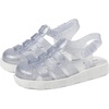 image:imagemini melissa Megan Platform Sandals for KidsWhiteGlitter Clear