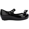image:imagemini melissa Ultragirl Collection Mary Jane Flats for Toddlers and Babies  Comfortable amp Cute Peep Toe Jelly Flat Shoes with Transparent Upper and Small Bow for Little GirlsUltragirl Bow  Black