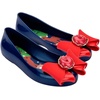 image:imagemini melissa Girls Sweet Love  Disney Princess Jelly Ballet Flat for Kids  Jelly Ballerina Shoes for Girls DisneyInspired Ballet FlatSnow White  Metallic BlueRed