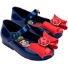 image:imagemini melissa Girls Sweet Love  Disney Princess Mary Jane Jelly Flat for Toddlers amp Babies  Jelly Shoes for Little Girls with Adjustable Strap amp Side BuckleSnow White  Metallic BlueRed