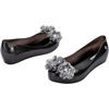 image:imagemini melissa Girls Ultragirl Springtime Kids Ballet FlatGlitter Black