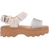 image:imagemini melissa Kick Off Platform Sandals for Kids  Chunky Platform Jelly Sandals for Girls Kids Summer Shoes Girls SandalsBeigeGlitter