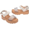 image:imagemini melissa Kick Off Platform Sandals for Kids  Chunky Platform Jelly Sandals for Girls Kids Summer Shoes Girls SandalsBeigeGlitter