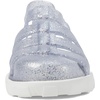 image:imagemini melissa Megan Platform Sandals for KidsWhiteGlitter Clear