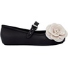image:imagemini melissa Soft Ballerina Petals Flats with Strap for GirlsBlackBeige