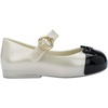 image:imagemini melissa Sweet Love Cap Toe Mary Jane Dress Shoes for Toddlers amp Little Kids  Jelly Flats for Girls with Cute Bow Toe Accent and Adjustable Straps Toddler Girl FlatsPearly WhiteBlack