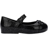 image:imagemini melissa Sweet Love Cap Toe Mary Jane Dress Shoes for Toddlers amp Little Kids  Jelly Flats for Girls with Cute Bow Toe Accent and Adjustable Straps Toddler Girl FlatsBlack