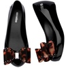 image:imagemini melissa Ultragirl Classic Bow Ballet Flats for KidsBlackTortoise Shell