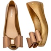 image:imagemini melissa Ultragirl Classic Bow Ballet Flats for KidsPearly Beige