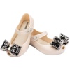 image:imagemini melissa Ultragirl Classic Bow Mary Jane Flats for Toddlers and BabiesBeigeBlack