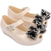 image:imagemini melissa Ultragirl Classic Bow Mary Jane Flats for Toddlers and BabiesBeigeBlack