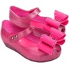 image:imagemini melissa Ultragirl Classic Bow Mary Jane Flats for Toddlers and BabiesGlitter Pink