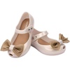 image:imagemini melissa Ultragirl Collection Mary Jane Flats for Toddlers and Babies  Comfortable amp Cute Peep Toe Jelly Flat Shoes with Transparent Upper and Small Bow for Little GirlsMilky BeigeBrown