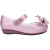 image:imagemini melissa Ultragirl Collection Mary Jane Flats for Toddlers and Babies  Comfortable amp Cute Peep Toe Jelly Flat Shoes with Transparent Upper and Small Bow for Little GirlsGlitter Pink