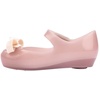 image:imagemini melissa Ultragirl Collection Mary Jane Flats for Toddlers and Babies  Comfortable amp Cute Peep Toe Jelly Flat Shoes with Transparent Upper and Small Bow for Little GirlsUltragirl Bow  Beige