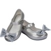 image:imagemini melissa Ultragirl Collection Mary Jane Flats for Toddlers and Babies  Comfortable amp Cute Peep Toe Jelly Flat Shoes with Transparent Upper and Small Bow for Little GirlsPearly Silver