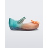 image:imagemini melissa Ultragirl Collection Mary Jane Flats for Toddlers and Babies  Comfortable amp Cute Peep Toe Jelly Flat Shoes with Transparent Upper and Small Bow for Little GirlsClearOrangeGreen