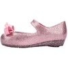 image:imagemini melissa Ultragirl Collection Mary Jane Flats for Toddlers and Babies  Comfortable amp Cute Peep Toe Jelly Flat Shoes with Transparent Upper and Small Bow for Little GirlsUltragirl Bow  Glitter Pink
