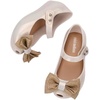 image:imagemini melissa Ultragirl Collection Mary Jane Flats for Toddlers and Babies  Comfortable amp Cute Peep Toe Jelly Flat Shoes with Transparent Upper and Small Bow for Little GirlsMilky BeigeBrown