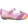 image:imagemini melissa Ultragirl Unicorn Mary Jane Shoes for Babies amp Toddlers  Comfy amp Cute Peep Toe Jelly Shoes wColorful Stripes amp Adjustable StrapGlitter Lilac
