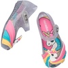 image:imagemini melissa Ultragirl Unicorn Mary Jane Shoes for Babies amp Toddlers  Comfy amp Cute Peep Toe Jelly Shoes wColorful Stripes amp Adjustable StrapGlitter ClearPink