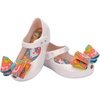 image:imagemini melissa Ultragirl Wonderland Ballerina Style Shoes for ToddlersWhitePink