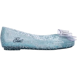 image:imagemini melissa Girls Sweet Love  Disney Princess Jelly Ballet Flat for Kids  Jelly Ballerina Shoes for Girls DisneyInspired Ballet FlatElsa