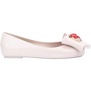 image:imagemini melissa Girls Sweet Love  Disney Princess Jelly Ballet Flat for Kids  Jelly Ballerina Shoes for Girls DisneyInspired Ballet FlatSnow White  WhiteRed