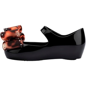 image:imagemini melissa Ultragirl Classic Bow Mary Jane Flats for Toddlers and BabiesBlack Turtle