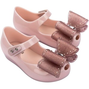 image:imagemini melissa Ultragirl Classic Bow Mary Jane Flats for Toddlers and BabiesMetallic PinkGlitter
