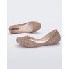image:imageMelissa Campana Papel Flats for Women  Comfortable Stylish amp Flexible SlideOn ClosedToe Jelly Flat Shoes with Hollow Interwoven Cut Out DesignBeigeGlitter