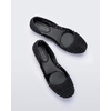 image:imageMelissa Campana Papel Flats for Women  Comfortable Stylish amp Flexible SlideOn ClosedToe Jelly Flat Shoes with Hollow Interwoven Cut Out DesignBlack Glitter