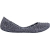 image:imageMelissa Campana Papel Flats for Women  Comfortable Stylish amp Flexible SlideOn ClosedToe Jelly Flat Shoes with Hollow Interwoven Cut Out DesignBlueGlitter