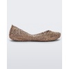image:imageMelissa Campana Papel Flats for Women  Comfortable Stylish amp Flexible SlideOn ClosedToe Jelly Flat Shoes with Hollow Interwoven Cut Out DesignMetallic Gold