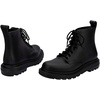 image:imageMelissa Coturno Soft Womens Jelly Combat Boot  Flexible Soft and Comfortable Laceup Jelly Combat Boots with Trendy Rugged Lug Sole Black 10
