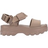 image:imageMelissa Kick Off Platform Sandals for Women  Super Soft and Flexible Vegan Chunky Platform Sandal with Adjustable Straps and Open Toe DesignBeige