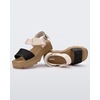 image:imageMelissa Kick Off Platform Sandals for Women  Super Soft and Flexible Vegan Chunky Platform Sandal with Adjustable Straps and Open Toe DesignBeigeBlack