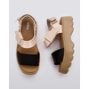 image:imageMelissa Kick Off Platform Sandals for Women  Super Soft and Flexible Vegan Chunky Platform Sandal with Adjustable Straps and Open Toe DesignBeigeBlack