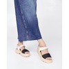 image:imageMelissa Kick Off Platform Sandals for Women  Super Soft and Flexible Vegan Chunky Platform Sandal with Adjustable Straps and Open Toe DesignBeigeBlack