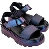 image:imageMelissa Kick Off Platform Sandals for Women  Super Soft and Flexible Vegan Chunky Platform Sandal with Adjustable Straps and Open Toe DesignBlue Chameleon