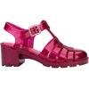 image:imageMelissa Possession Heel Fashion Sandals for Women  Iconic Fisherman Style with Medium Block Heel  Adjustable Buckle for Comfort  100 PVC UpperInsoleSole  Bubblegum ScentGlitter Pink