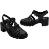 image:imageMelissa Possession Heel Fashion Sandals for Women  Iconic Fisherman Style with Medium Block Heel  Adjustable Buckle for Comfort  100 PVC UpperInsoleSole  Bubblegum ScentBlack
