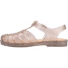 image:imageMelissa Possession Jelly Sandals for Women  The Original Jelly Shoes Fishermans Sandals with Adjustable Strap and Side BuckleBeige Silver Glitter