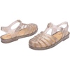 image:imageMelissa Possession Jelly Sandals for Women  The Original Jelly Shoes Fishermans Sandals with Adjustable Strap and Side BuckleBeige Silver Glitter