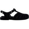 image:imageMelissa Possession Jelly Sandals for Women  The Original Jelly Shoes Fishermans Sandals with Adjustable Strap and Side BuckleFlocked Black