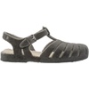 image:imageMelissa Possession Jelly Sandals for Women  The Original Jelly Shoes Fishermans Sandals with Adjustable Strap and Side BuckleFlocked GrayBeige