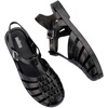 image:imageMelissa Possession Jelly Sandals for Women  The Original Jelly Shoes Fishermans Sandals with Adjustable Strap and Side BuckleGlitter Black