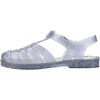 image:imageMelissa Possession Jelly Sandals for Women  The Original Jelly Shoes Fishermans Sandals with Adjustable Strap and Side BuckleGlitter Clear Silver