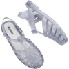 image:imageMelissa Possession Jelly Sandals for Women  The Original Jelly Shoes Fishermans Sandals with Adjustable Strap and Side BuckleGlitter Clear Silver